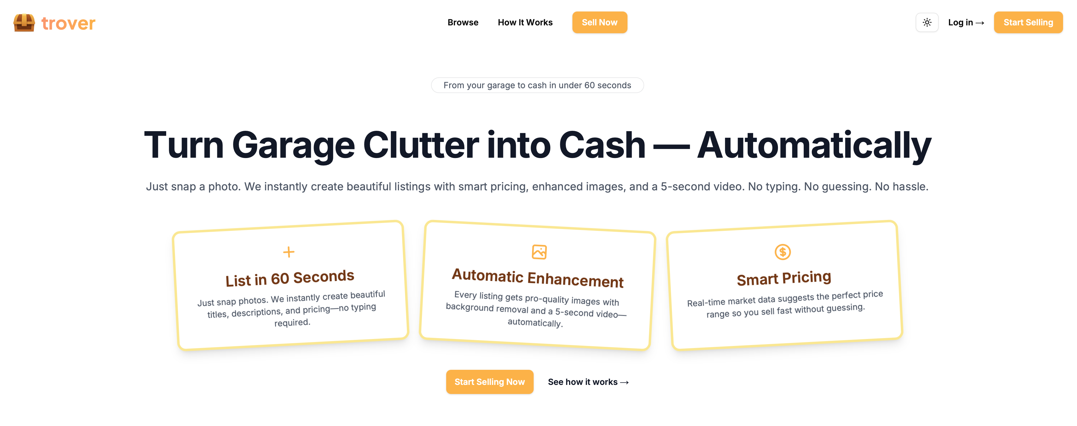 Trover preview header
